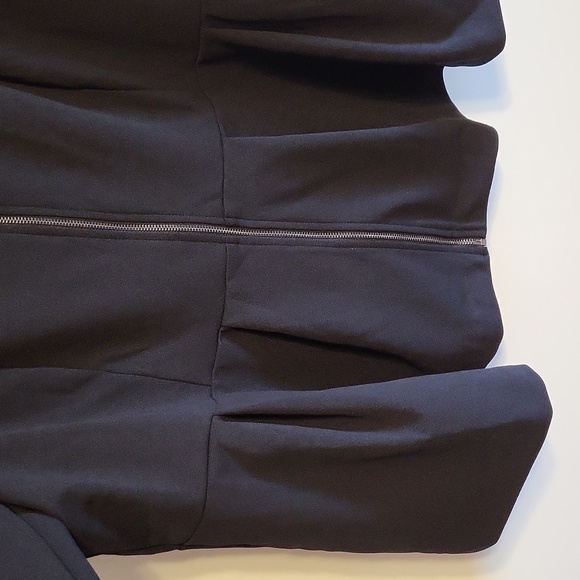 NWT Lane Bryant size 22 black zip up dress jacket - Picture 4 of 15